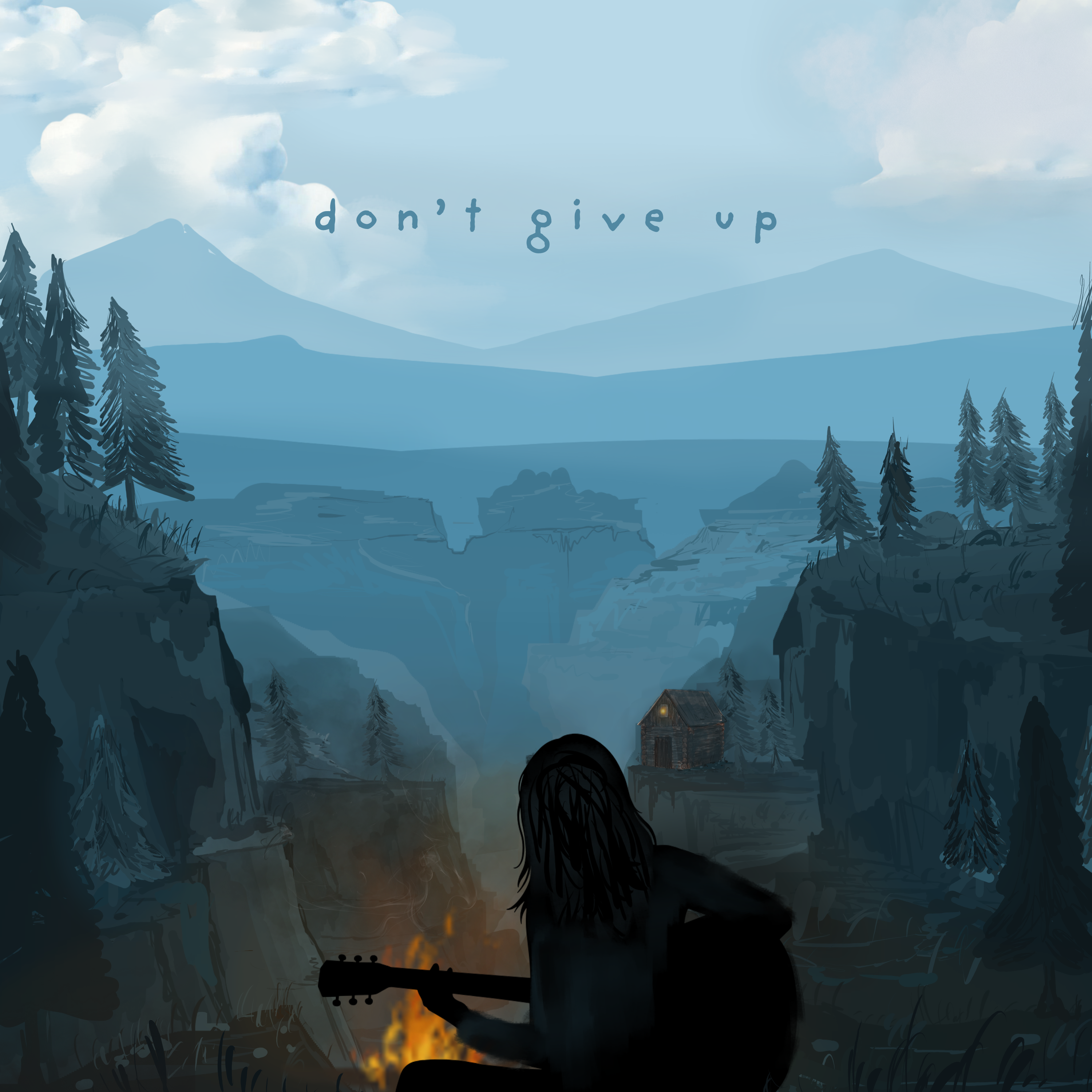 glitch abstract 3D render