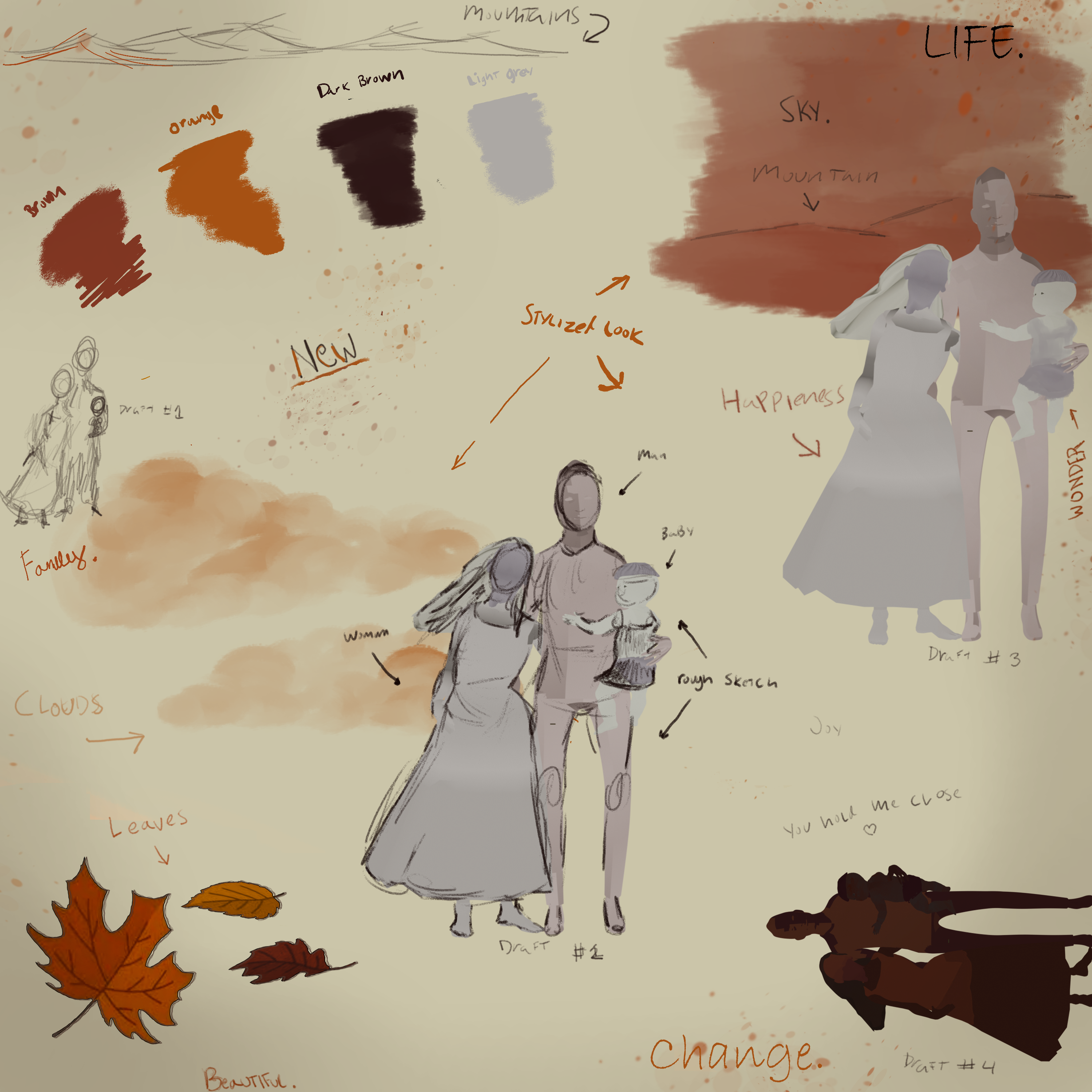 glitch abstract 3D render